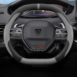 bpzsw1 Suede Nahast Autojuhtimiskangi Kate Peugeot E-3008 3008 E-2008 2008 E-308 GT 2021 2022 2023 2024 2025 Autotarvikud