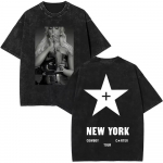 Laulja Beyonce Popmuusika Albumi Logo Pesitud T-s&auml;rk Cowboy Carter T-s&auml;rgid Meeste Vintage Suur T-s&auml;rk Vabaaja Puuvillased T-s&auml;rgid S