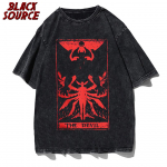 Kuradi Tarot Debiruman Devilman Crybaby Meeste T-s&auml;rk Jaapani Anime T-s&auml;rk Harajuku Manga T-s&auml;rgid Puuvillane Suveriietus S