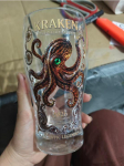 Kraken Black Spiced Rum 2026 Atlantis Klahv, Kaheksajala Mereteemaline Kokteiliklaas, Baariklaasid