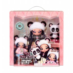 Na Na Na Surprise Pere 3-in-1 Luksuslik Kingikomplekt Kogutav Mitmepakend Lilla Kassipoeg Must-Valge Panda T&uuml;druk M&auml;nguasjad original
