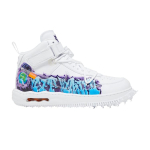 Nike Air Force 1 Mid Off-White Graffiti Valge 40.5 white