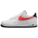 Nike Air Force 1 Low Lakknahast Naerun&auml;oga Unisex Tossud Valge Flash-Crimson Must IR0608-100 43 gray
