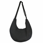 Jaapani Harajuku stiilis nailonist crossbody kott, suur mahutavus, veekindel, hobo, reisi&otilde;lakott, k&auml;ekott must