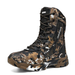 Kvaliteetsed Meeste V&auml;lisjalan&otilde;ud Camouflage Jahimees Matkasaapad Libisemiskindlad Veekindlad Saapad Mehed botas senderismo hombre 42 black