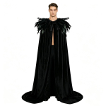 Meeste Halloweeni Sulgedest Keep Kost&uuml;&uuml;m Tume Metsa Keep Kost&uuml;&uuml;mipidudele ja &Uuml;ritustele One Size must