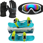 Mini suusasaapad Lumisaapad T&auml;iskasvanud Lapsed V&auml;litingimustes Talvised K&auml;imissaapad Kummist Tald Reguleeritav Rihm Colorful 3rd Gen Ski Skates Adult