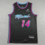 2026 NBA Miami Heat City Edition Must S&auml;rk 13 14 Tikitud Korvpallivorm Mehed Naised XL