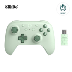 8BitDo Ultimate 2C juhtmevaba m&auml;ngukontroller arvutile, Windows 10, 11, Steam Deckile, Raspberry Pi-le, Androidile roheline