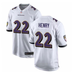 Baltimore Ravens 22 Henry Meeste Jalgpalli S&auml;rk - Mitu Stiili Suurust Men's 2nd Gen White In Stock gray