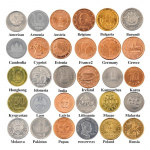 30 tk / 15 tk m&uuml;ndid, koopiad 30 riigist m&auml;lestusm&uuml;ndid 15pcs