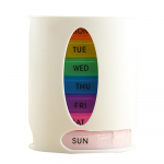 7-p&auml;evane pillikarp, meditsiiniline tabletihoidja jaotur Veekindel ja kaasaskantav