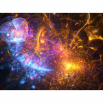 5D DIY Teemantmaal Spark Collision Teemanttikandid Mosaiik Ristpistes Rhinestone Dekoratsioon 20X30CM