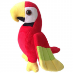 Armsad papagoi t&auml;idisega loomapl&uuml;&uuml;sid Rio ara papagoid pl&uuml;&uuml;sis m&auml;nguasi lastele beebinukud 20 cm punane