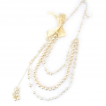 Les Tr&eacute;sors De Lily [K2793] &ndash; Disainer pikk kaelakee  Sissi  ecru beež