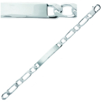 Les Tr&eacute;sors De Lily [L3836] &ndash; meeste h&otilde;bedane &bdquo;Adam&rdquo; roodiumiga kaetud k&auml;ev&otilde;ru &ndash; 21 cm 8 mm h&otilde;be