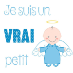 Les Tr&eacute;sors De Lily [Q2013] - Planche de stickers 'Messages' ('Je suis un vrai petit Ange') - 50x70 cm sinine