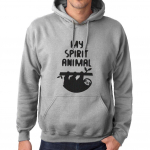 ULTRABASIC &ndash; Homme Imprime Graphique dressipluus Sloth Is My Spirit Animal XS l&auml;bipaistev must v&auml;rv