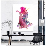 5D ristpistes iseteemantmaaling multifilm Merineitsi printsess rase naine teemantmaal 20X30CM