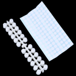 120 tk K&uuml;&uuml;nelakk Lakk Palette Dot Flat Manicure Color Card Geel ihukarva