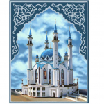 T&auml;ielik 5D Teemantmaal Araabia arhitektuur Teemanttikandid Ristpistekomplektid Kodukaunistus K&auml;sitsi valmistatud kingitus Round 20x30cm