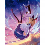 T&auml;is&uuml;mmargune puur Teemantmaaling 3D tikandiga maastik mosaiik k&auml;sitsi valmistatud kodukaunistamise kingitus 20X30CM