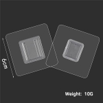 Kahepoolne kleepuv seinakonksud riidepuu Tugevad l&auml;bipaistvad konksud imikork Sucker seinahoidik k&ouml;&ouml;gi vannitoa jaoks 01 puhas