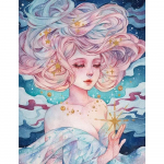 Teemanttikandid Kaunis ingel T&auml;isruudukujuline Uus saabumine 3D DIY Teemantmaal T&auml;hed Stitch Rist Pilt kivist seinakunstist t&uuml;drukule kingitus Full Round 20X30CM