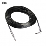 Talos 6.35 elektrikitarri kaabel otse t&auml;isnurgani m&uuml;ravaba helikaabel basskitarri jaoks 6M
