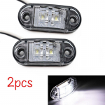 2 tk LED k&uuml;lgmised gabariidituled auto v&auml;listulede hoiatus tagatule Auto haagise veoauto veoauto lamp 2Pcs