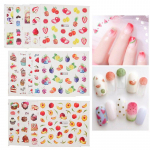36 tk Water Transfer Nail Art Kleebis Decal Dessert Fruit K&uuml;&uuml;nte kaunistus