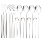 16 tk must kuldne s&ouml;&ouml;giriistade komplekt Western matt roostevabast terasest lauan&otilde;ud &otilde;htus&ouml;&ouml;gi nuga kahvel teelusikas s&ouml;&ouml;gin&otilde;ud k&ouml;&ouml;gih&otilde;beda h&otilde;be