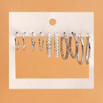 Mood liblikas madu r&otilde;ngaste k&otilde;rvar&otilde;ngaste komplekt Naiste liialdatud suur ring metallist h&otilde;bedav&auml;rvi k&otilde;rvar&otilde;ngad trendikad ehted kingitused