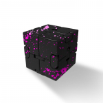 Fidget Infinity Cube m&auml;nguasi, alumiiniumsulamist metallist Infinity Cube vidinad m&auml;nguasjad t&auml;iskasvanutele, maagiline kuubik stressi ja &auml;revuse leevendamiseks 3.8*3.8*3.8cm