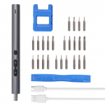 28in1 200r/min 0,35Nm p&ouml;&ouml;rdemoment juhtmeta Type-C taaslaetav mitmeotstarbeline elektriline kruvikeeraja kruvi