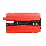 Pingemuundur 1500W 3000W 12V 240V inverter USB-toitemuundur 1 pistikupesa ja LCD-ekraaniga punane