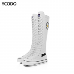 Kevad-s&uuml;gis naiste saapad, l&otilde;uend s&auml;&auml;re keskosa saapad, vabaaja k&otilde;rge &uuml;laosaga kingad, pikad saapad, n&ouml;&ouml;riga t&otilde;mblukk Mugavad lamedad saapad, suurus 34-43 43