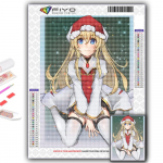 Populaarne 5D isetegemise ristpistega j&otilde;ulupuu J&otilde;uluvana lumememm t&auml;ispuur- ja ristpistes k&auml;sit&ouml;&ouml;komplekt Seinakleebis Kodukaunistus Full Round 20X30CM