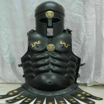 MUSCLE ARMOR CUIRASS jakk & TROY KIIVER keskaegne r&uuml;&uuml;tlisoomus
