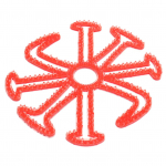 Silikoonist kiivripadi Universal Helmet Liner Pad Kiivri vooder Kiivri padi punane