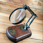 Messingist reguleeritav suurendusklaas, kingitused, aastap&auml;eva kingitus, mehe kingitus,