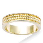 Kullatud abielus&otilde;rmus 'Lien d'Amour' - 5 mm 56 kuld