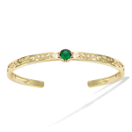 Les Tr&eacute;sors De Lily [R3437] - kullatud k&auml;ev&otilde;ru  Cl&eacute;opatra  kuldroheline - 55 mm - 6 mm roheline