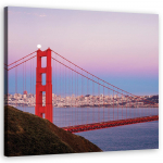 L&otilde;uenditr&uuml;kk Golden Gate Bridge 30x30 oranž