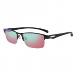 Prillid punakasrohelise v&auml;rvipimeduse daltonismi ja v&auml;rvin&otilde;rkusega inimestele, poolraami kahepoolse kattega l&auml;&auml;tsed