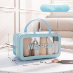 Uus suure mahutavusega m&auml;rgade kuivade tualett-tarvete kott veekindel ujumiskott &otilde;ues kantav kaasaskantav nahahooldusvahend pesukott rannakott M