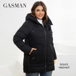 GASMAN uus moodne naiste sulejope, l&uuml;hike vabaaja kapuutsiga suur taskuparkad Naiste mitmev&auml;rviline mantel V&auml;lir&otilde;ivad GM-82172 XL must