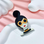 Blucome Lady Wear P&auml;ikeseprillid Prossid Naiste Stiilne Akr&uuml;&uuml;l materjal Lihtne s&uuml;nnip&auml;evakingitus N&otilde;elad Aksessuaar riidekotil must