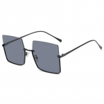 Mdod &uuml;lisuured moodsad p&auml;ikeseprillid naistele poolraamiga UV-vastased prillid, gradientl&auml;&auml;tsed, &uuml;lisuure raamiga naiste p&auml;ikeseprillid