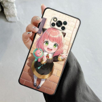 Spy X Family Pink Smile Anya Damian &uuml;mbris Xiaomi Poco X3 Nfc X4pro M3 C40 jaoks Mi 12 11 10 10t 8 Note10 Lite 11ultra 11t F1 jaoks For Mi Note 10 Lite